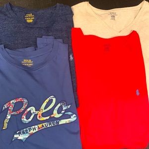 Polo by Ralph Lauren Mens XLT T-shirts - Set of 4